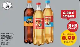 PENNY Almdudler, almdudler zuckerfrei od. spezi Angebot