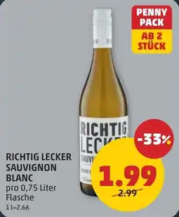 PENNY Richtig lecker sauvignon blanc Angebot