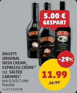 PENNY Baileys original irish cream, espresso crème od. salted caramel Angebot