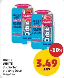 PENNY Orbit white Angebot