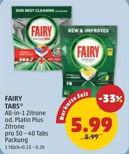 PENNY Fairy tabs Angebot