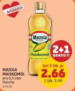 PENNY Mazola maiskeimöl Angebot