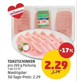 PENNY Toastschinken Angebot