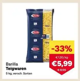 MPreis BARILLA TEIGWAREN Angebot