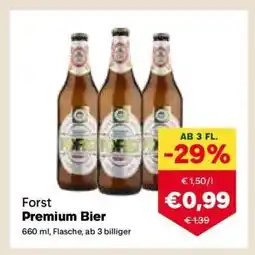 MPreis Forst Premium Bier Angebot