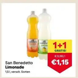 MPreis San Benedetto Limonade Angebot