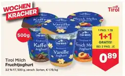 MPreis Tirol Milch Fruchtjoghurt Angebot