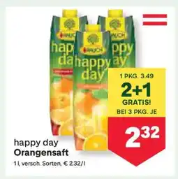 MPreis Happy Day Orangensaft Angebot