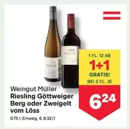 MPreis Weingut Müller Riesling Göttweiger Berg oder Zweigelt vom Löss Angebot
