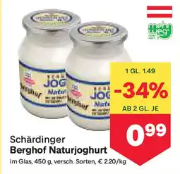 MPreis Berghof Naturjoghurt Angebot