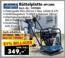 Norma Rüttelplatte HP1200S Angebot