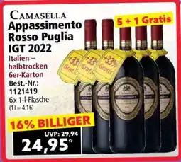 Norma Camasella Appassimento Rosso Puglia IGT 2022 Angebot