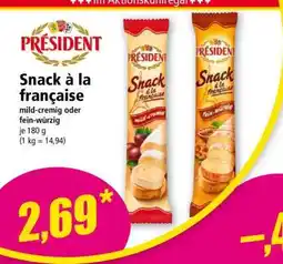Norma Président Snack à la française Angebot