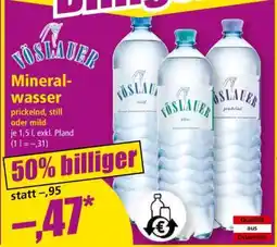 Norma Vöslauer Mineralwasser Angebot