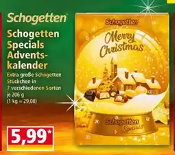 Norma Schogetten Specials Adventskalender Angebot