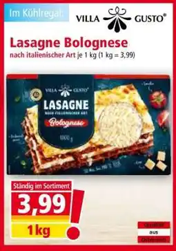 Norma Lasagne Bolognese Angebot
