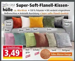 Norma Super-Soft-Flanell-Kissenhülle Angebot
