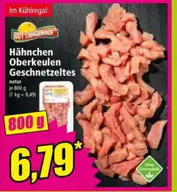 Norma Hähnchen Oberkeulen Geschnetzeltes Angebot
