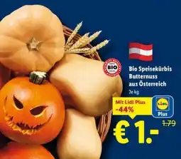 Lidl Bio Speisekürbis Butternuss aus Österreich Angebot