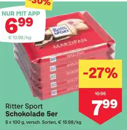 MPreis Ritter Sport Schokolade Angebot