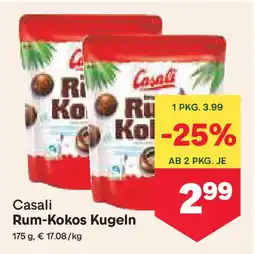 MPreis Rum-Kokos Kugeln Angebot