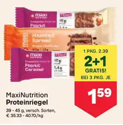 MPreis MaxiNutrition Proteinriegel Angebot