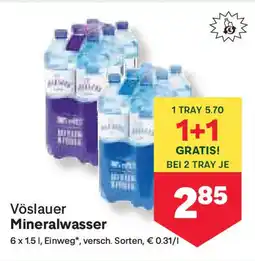 MPreis Vöslauer Mineralwasser Angebot
