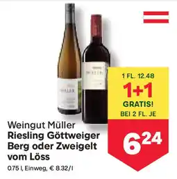 MPreis Riesling Göttweiger Berg oder Zweigelt vom Löss Angebot