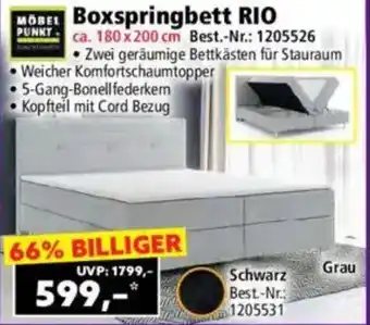 Norma Boxspringbett RIO Angebot