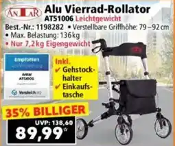 Norma Alu Vierrad-Rollator Angebot