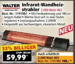 Norma Infrarot-Wandheiz- Quality strahler Angebot