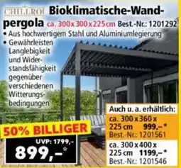Norma Bioklimatische-Wand- pergola Angebot
