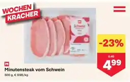 MPreis Minutensteak vom Schwein Angebot