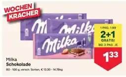 MPreis Milka Schokolade Angebot