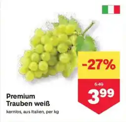 MPreis Premium Trauben weiß Angebot