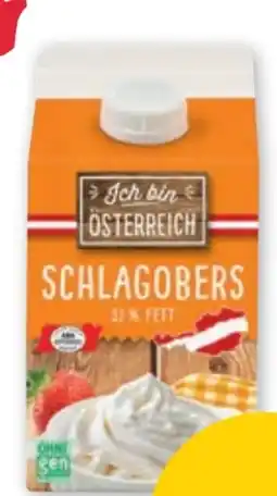 PENNY Ich bin Österreich Schlagobers Angebot