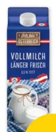 PENNY Ich bin Österreich Vollmilch Länger Frisch Angebot