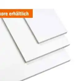 OBI Regalbrett Weiß Angebot