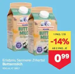 MPreis Buttermilch Angebot
