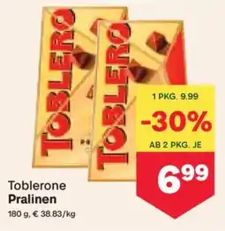 MPreis Toblerone Pralinen Angebot