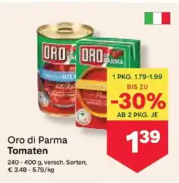 MPreis Oro di Parma Tomaten Angebot