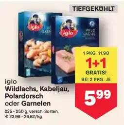 MPreis Wildlachs, Kabeljau, Polardorsch Angebot