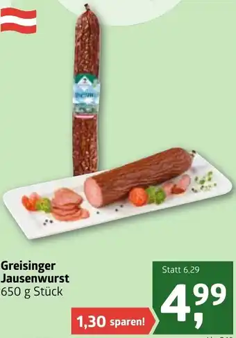 ADEG Greisinger Jausenwurst 350 g Angebot