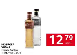Transgourmet Nemiroff Vodka De Luxe Angebot