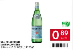 Transgourmet San Pellegrino Mineralwasser Angebot