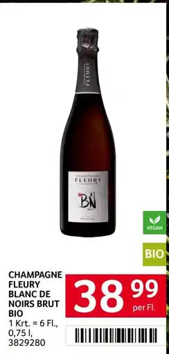 Transgourmet Champagne Fleury Blanc De Noirs Brut Bio Angebot