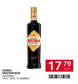 Transgourmet Averna Kräuterlikör Angebot