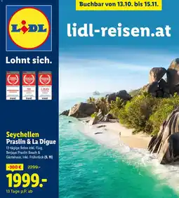 Lidl Reisen Seychellen Praslin & La Digue Angebot