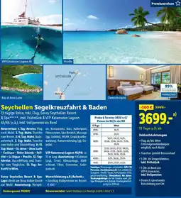 Lidl Reisen Seychellen Segelkreuzfahrt & Baden Angebot