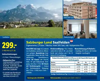 Lidl Reisen Salzburger Land Saalfelden Angebot